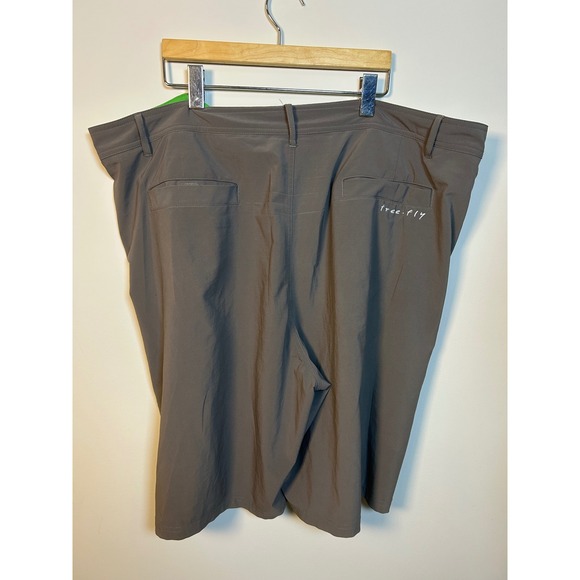 FREE FLY Mens Gray Quick Dry Performance Outdoor Shorts Size 42 - Picture 7 of 9